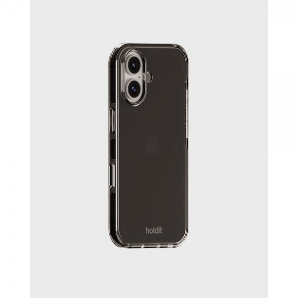 holdit iPhone 16 Cover Seethru Sort