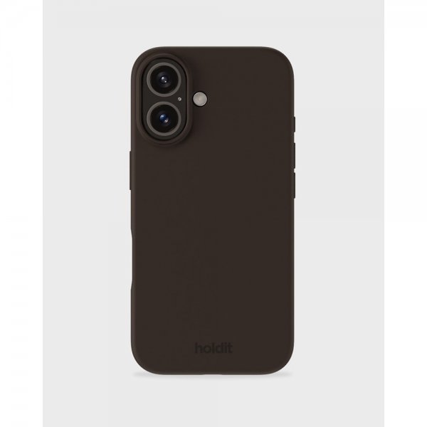holdit iPhone 16 Cover Silikone Chocolate