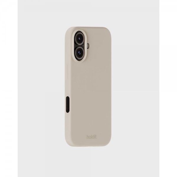 holdit iPhone 16 Cover Silikone Light Beige