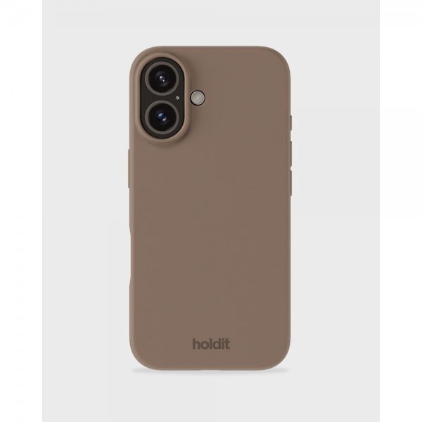 holdit iPhone 16 Cover Silikone Mocha Brown