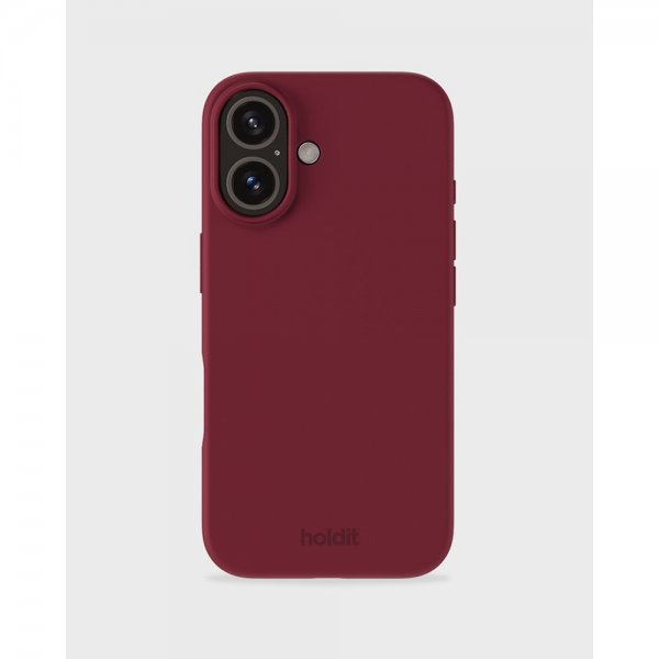 holdit iPhone 16 Cover Silikone Red Velvet