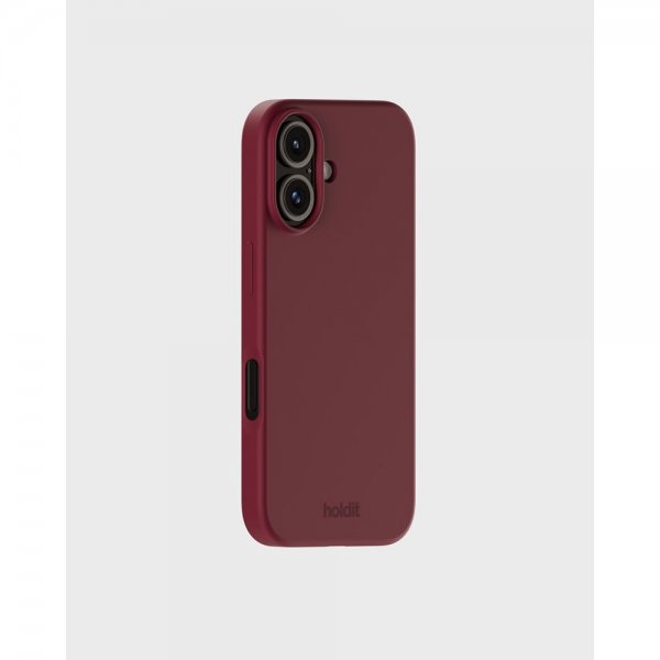 holdit iPhone 16 Cover Silikone Red Velvet
