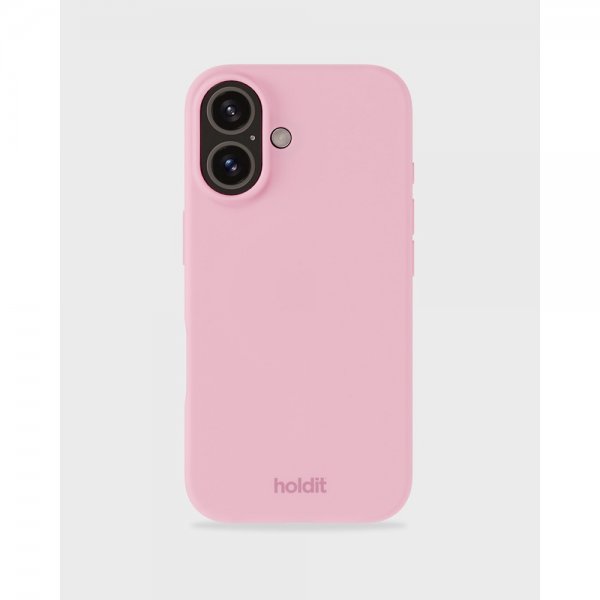 holdit iPhone 16 Cover Silikone Rosa