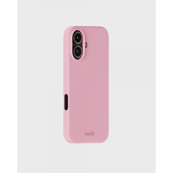 holdit iPhone 16 Cover Silikone Rosa