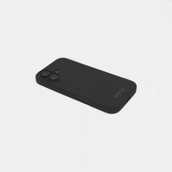 MobileFriend iPhone 16 Cover Silikone Sort