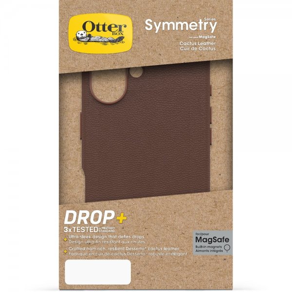 Otterbox iPhone 16 Cover Symmetry Cactus Leather MagSafe Rich Adobe