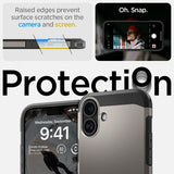 Spigen iPhone 16 Cover Tough Armor MagFit Gunmetal