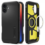 Spigen iPhone 16 Cover Tough Armor MagFit Sort