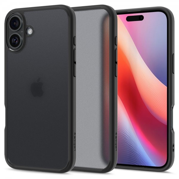 Spigen iPhone 16 Cover Ultra Hybrid Frost Black