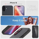 Spigen iPhone 16 Cover Ultra Hybrid Frost Black