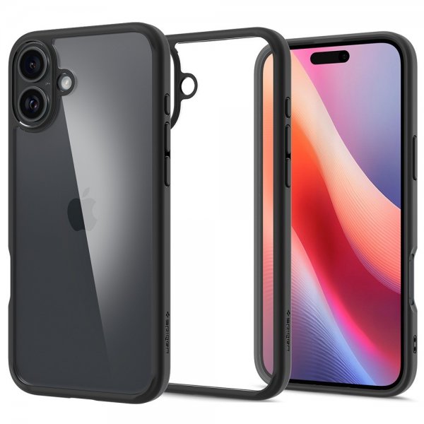 Spigen iPhone 16 Cover Ultra Hybrid Mat Sort