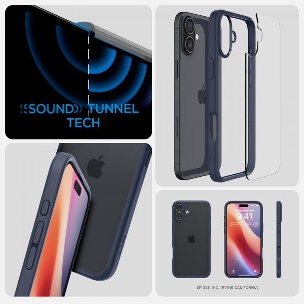 Spigen iPhone 16 Cover Ultra Hybrid Navy Blue