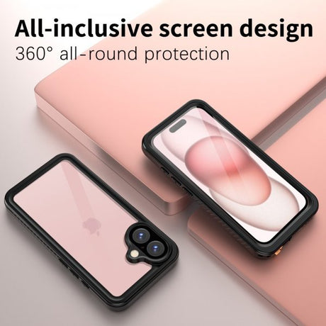 Redpepper iPhone 16 Cover Vandtæt IP68 Sort