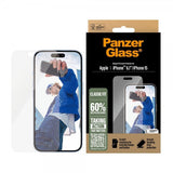 PanzerGlass iPhone 15/iPhone 16 Skærmbeskyttelse Classic Fit EasyAligner