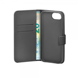 Puro iPhone 16e/17e Etui Wallet Stand Sort