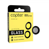 Copter iPhone 16e/17e Kamerabeskyttelse Exoglass Linsebeskytter