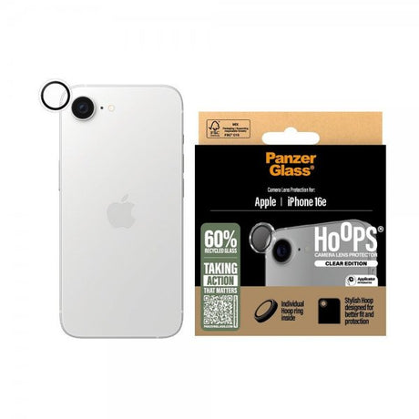 PanzerGlass iPhone 16e/17e Kamerabeskyttelse Hoops Transparent