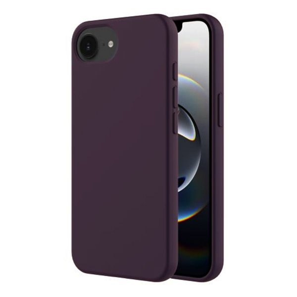 iPhone 16./17. cover silikone lilla