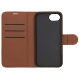iPhone 16./17. Etui med Kortlomme, Stativfunktion, Brun