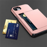 iPhone 16./17. Cover Card Slide Grøn
