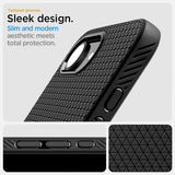 Spigen iPhone 16/17 Cover Liquid Air MagFit Mat Sort
