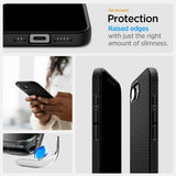 Spigen iPhone 16/17 Cover Liquid Air MagFit Mat Sort