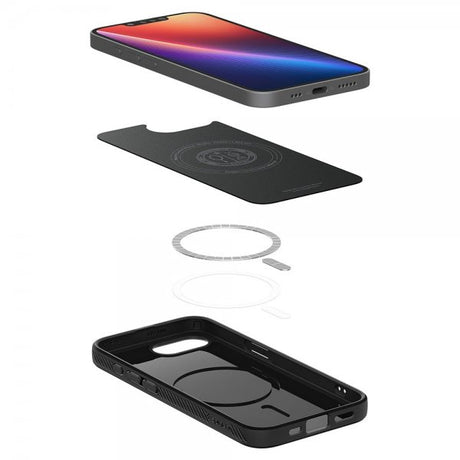 Spigen iPhone 16/17 Cover Liquid Air MagFit Mat Sort