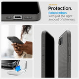Spigen iPhone 16/17 Cover Liquid Air Marble Grey
