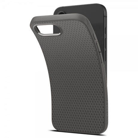 Spigen iPhone 16/17 Cover Liquid Air Marble Grey