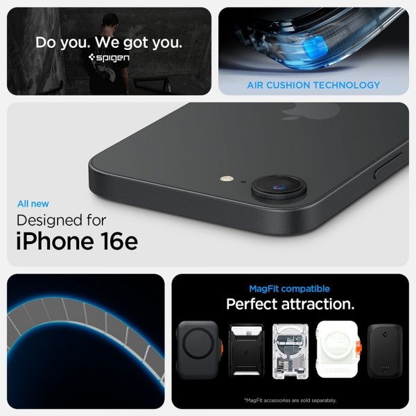 Spigen iPhone 16/17 Cover Ultra Hybrid MagFit Frost Black