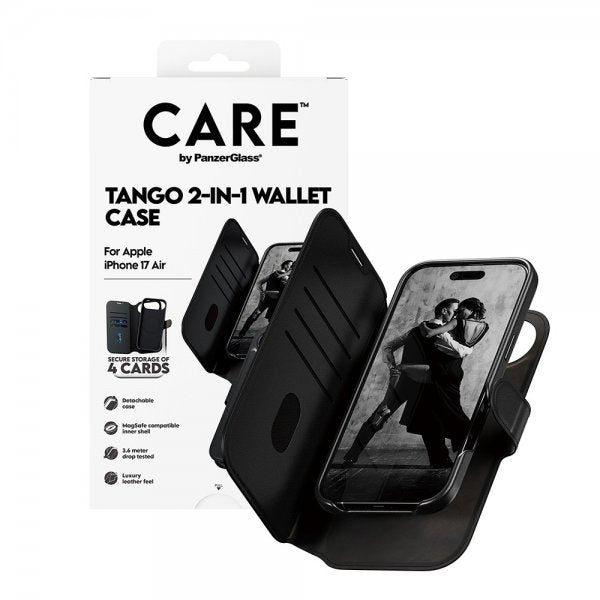 CARE by PanzerGlass iPhone Air Cover Tango Two-in-One Wallet MagSafe Sort