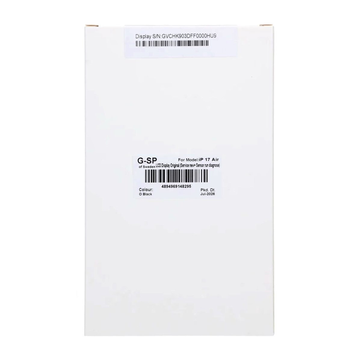 iPhone 17 Air original OLED-skærm – Sensor-diagnostik