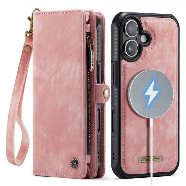 CaseMe iPhone 17 Etui 008 Series Aftageligt Cover Rosa