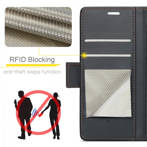 CaseMe iPhone 17 Etui 023 Series Sort