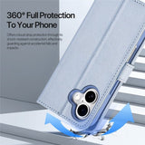 Dux Ducis iPhone 17 Etui 2-i-1 Lawa Series MagSafe Blå