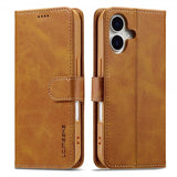 Lc.Imeeke iPhone 17 Etui med Kortlomme Standerfunktion Lysebrun