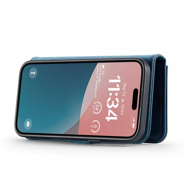 Dg.Ming iPhone 17 Etui med Aftageligt Cover Blå