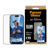 PanzerGlass iPhone 17/iPhone 16 Pro Skærmbeskyttelse Ultra-Wide Fit EasyAligner