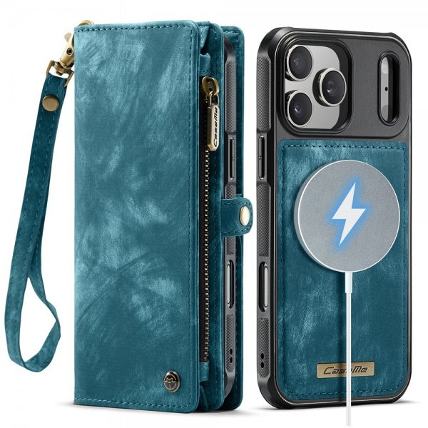 CaseMe iPhone 17 Pro Etui 008 Series Aftageligt Cover Blå