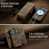 CaseMe iPhone 17 Pro Etui 008 Series Aftageligt Cover Brun