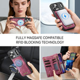 CaseMe iPhone 17 Pro Etui 008 Series Aftageligt Cover Rød