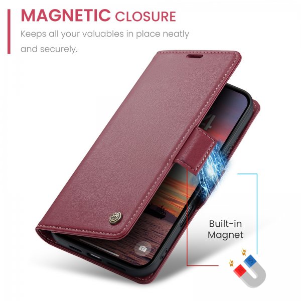 CaseMe iPhone 17 Pro Etui 023-serien Rød