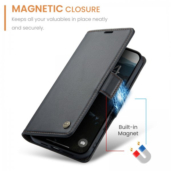 CaseMe iPhone 17 Pro Etui 023 Series Sort