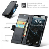 CaseMe iPhone 17 Pro Etui 023 Series Sort