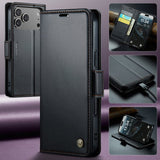 CaseMe iPhone 17 Pro Etui 023 Series Sort