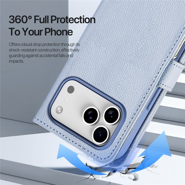 Dux Ducis iPhone 17 Pro Etui 2-i-1 Lawa Series MagSafe Blå