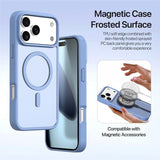 Dux Ducis iPhone 17 Pro Etui 2-i-1 Lawa Series MagSafe Blå