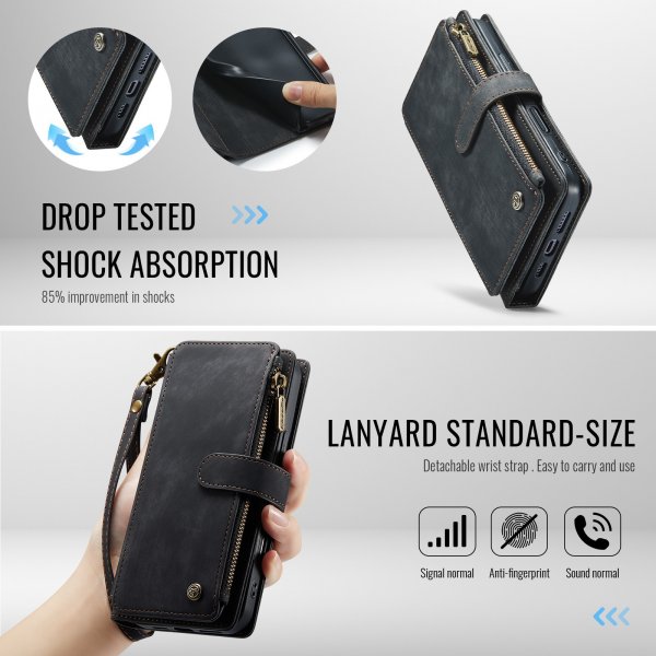 CaseMe iPhone 17 Pro Etui C30 Serie Sort