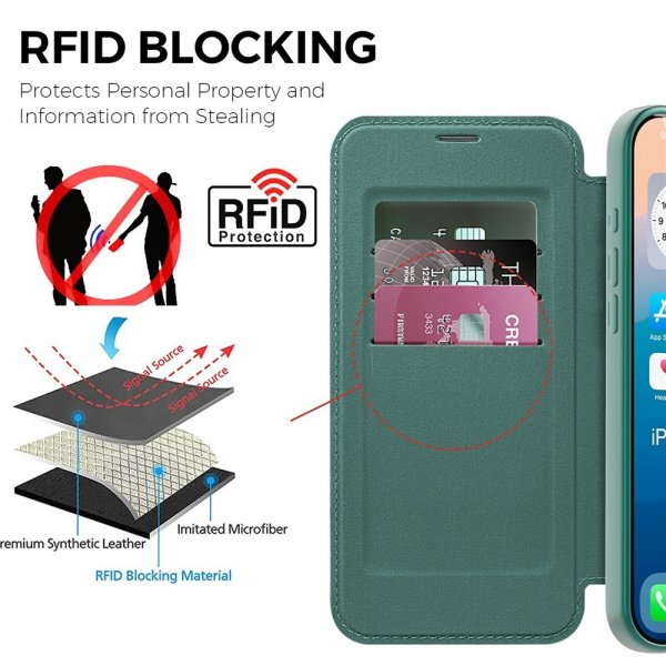iPhone 17 Pro Cover MagSafe Grøn