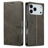 Lc.Imeeke iPhone 17 Pro Etui med Kortlomme og Standfunktion Grå